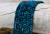 Tiger Eye A Grade Polished Dyed Teal 4mm Round