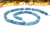 Jade Polished 4x6mm Dyed Denim Blue Faceted Rondelle