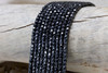 Zircon CZ AA Grade Polished Black 3.5x4mm Faceted Rondelle