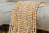 Freshwater Pearls Polished Peach 4-6mm Rice Nugget