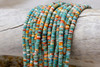 Turquoise & Spiny Oyster 4mm Heishi