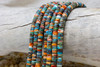 Turquoise & Spiny Oyster 6mm Heishi