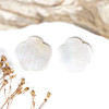 Mother of Pearl Shell Polished 20mm Flower Bead