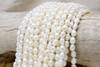 Freshwater Pearls Polished White 6-7mm Rice Nugget