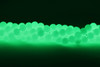 Green Aragonite Polished 8mm Round - Glow in the Dark