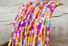 Natural Shell Polished Summer Multi Colored Dyed 3x5mm Tube