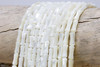 Mother of Pearl White Sea Shell 5x11mm Bamboo