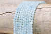 Natural Jade Polished Dyed Light Aqua 4mm Round