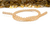 Natural Jade Polished Dyed Apricot 6mm Round