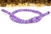 Natural Jade Polished Dyed Orchid 6mm Round