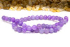 Natural Jade Polished Dyed Orchid 8mm Round