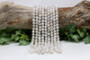 White Crazy Lace Agate Polished 8mm Faceted Round