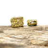 Gold Plated 12x10mm Nugget Bead