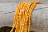 Natural Shell Apricot Dyed 3.5mm Polished Drum