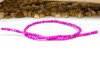 Natural Shell Hot Pink Dyed 3.5mm Polished Drum