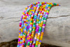 Natural Shell Summer Mix Dyed 3.5mm Polished Drum