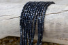 Natural Shell Slate Grey Blue Dyed 3.5mm Polished Drum