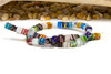 Millefiori Beads Multi Colored 8mm Cube