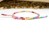 Natural Shell Multi Colored Dyed 8x4mm Polished Bamboo