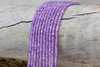 Zircon CZ AA Grade Polished Lavender 2x3mm Faceted Rondelle