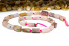 Pink Opal Natural Approx. 8x12mm Irregular Cuboid