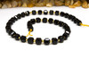 Black Onyx Polished 7mm Faceted Cube