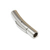 30x7mm Stainless Steel 4mm Cord Bayonet Clasp