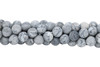 Grey Crazy Lace Agate Matte 10mm Round