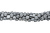 Grey Crazy Lace Agate Polished 8mm Faceted Round