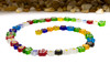 Millefiori Glass Beads 8-10mm Flower Mix