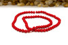 Mashan Jade Dyed Red Polished 4mm Round