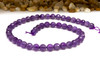 Amethyst A Grade Polished 8mm Faceted Round