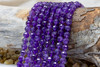 Amethyst A Grade Polished 8mm Faceted Round