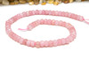 Jade Polished 5x8mm Faceted Rondelle - Dyed Soft Pink