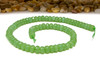 Jade Polished 5x8mm Faceted Rondelle - Dyed Light Green