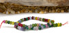 Jade Polished 5x8mm Faceted Rondelle - Dyed Multicolored
