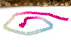 Glass Crystal Polished 4mm Multi Rainbow Triangular Pyramid