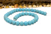 Howlite Turquoise Matte 10mm Round - 2mm Large Hole