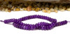 Jade Polished 5x8mm Smooth Rondelle - Dyed Mauve