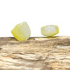 Lampwork Glass Bead 9mm Yellow Tulip Flower