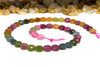 Jade Polished 8mm Tourmaline Color Faceted Coin