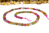 Jade Polished 6mm Tourmaline Color Flat Heart