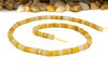 Yellow Jade Polished 2x5mm Faceted Rondelle