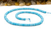 Blue Howlite Polished 2x5mm Faceted Rondelle