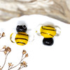Lampwork Glass 16x15mm Handmade Bee Bead