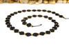 Black Onyx Polished 8mm Faceted Clover / Quatrefoil