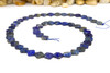 Natural Lapis Polished 8mm Faceted Clover / Quatrefoil