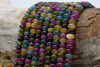 Jade Polished 5x8mm Tourmaline Color Rondelle