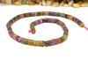 Jade Polished 3x6mm Tourmaline Color Wheel