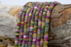 Jade Polished 3x6mm Tourmaline Color Wheel